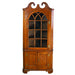 ANTIQUE AMERICAN HEPPLEWHITE MAHOGANY CORNER CUPBOARD | Work of Man
