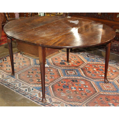 Antique ENGLISH QUEEN ANNE DROP LEAF TABLE | Work of Man