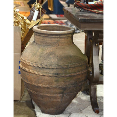 Antique Italian Terra Cotta Olive Jar | Work of Man