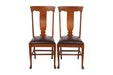 ANTIQUE AMERICAN OAK DINING CHAIRS | Work of Man