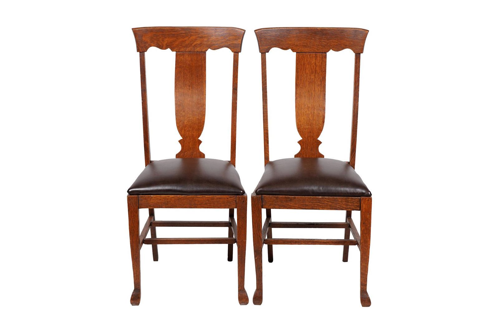 ANTIQUE AMERICAN OAK DINING CHAIRS | Work of Man