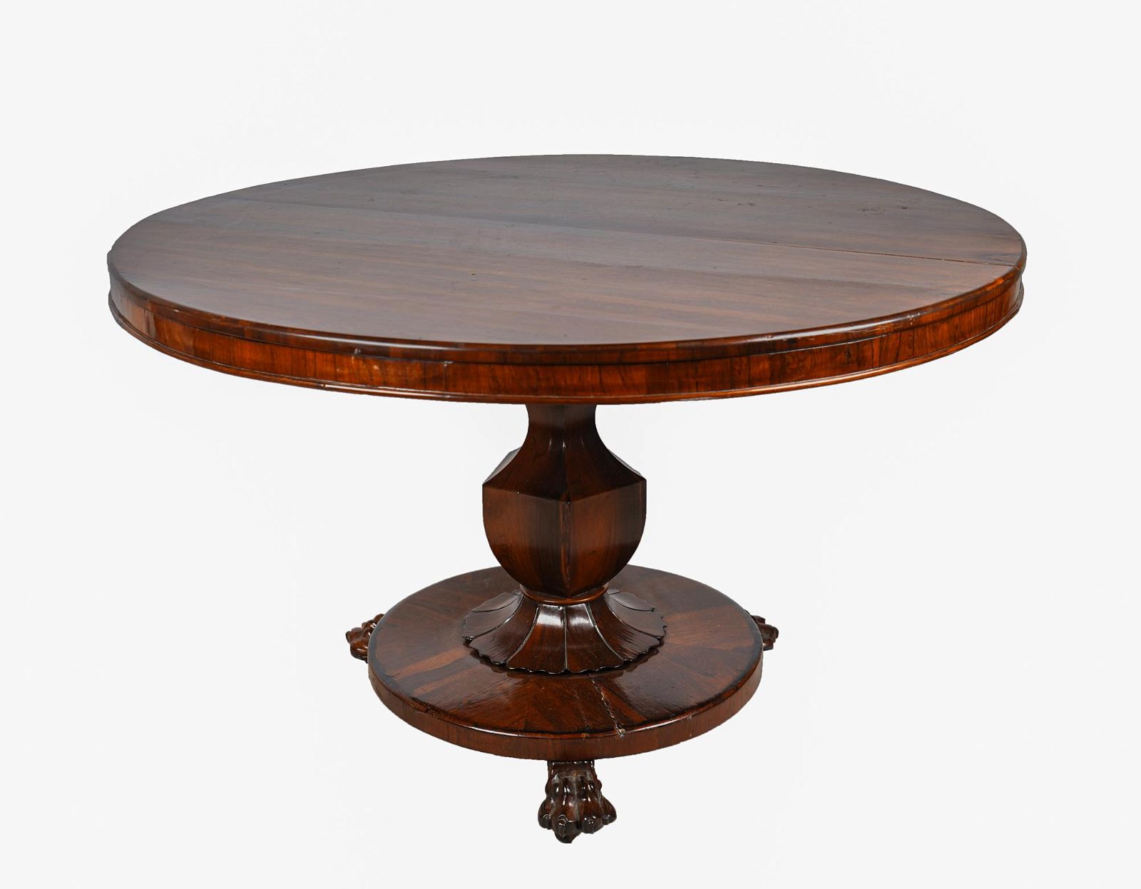 ANTIQUE LATE CLASSICAL ROSEWOOD CENTER TABLE | Work of Man