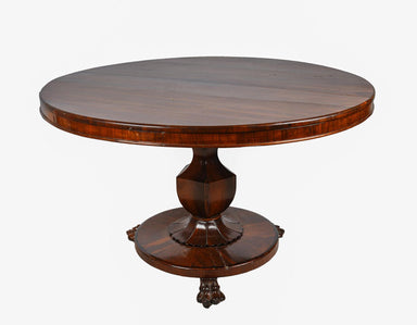ANTIQUE LATE CLASSICAL ROSEWOOD CENTER TABLE | Work of Man