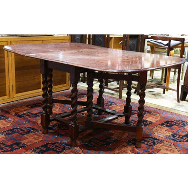 ANTIQUE WILLIAM & MARY GATE LEG DROP LEAF TABLE | Work of Man