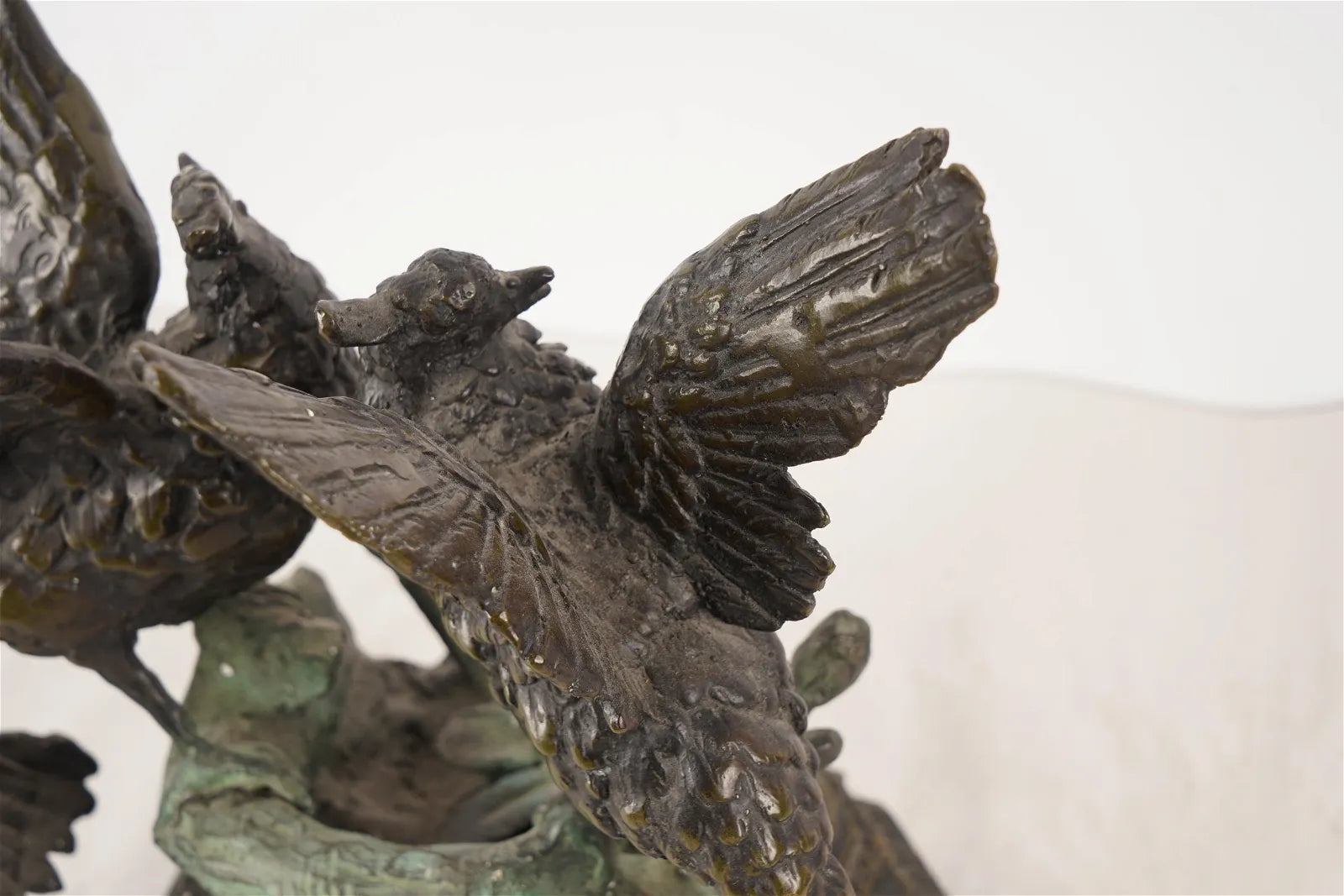 AW11-010: AJ Rock  - Bronze Sculpture Love Birds