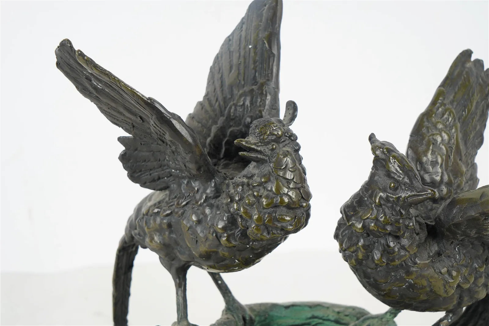 AW11-010: AJ Rock  - Bronze Sculpture Love Birds