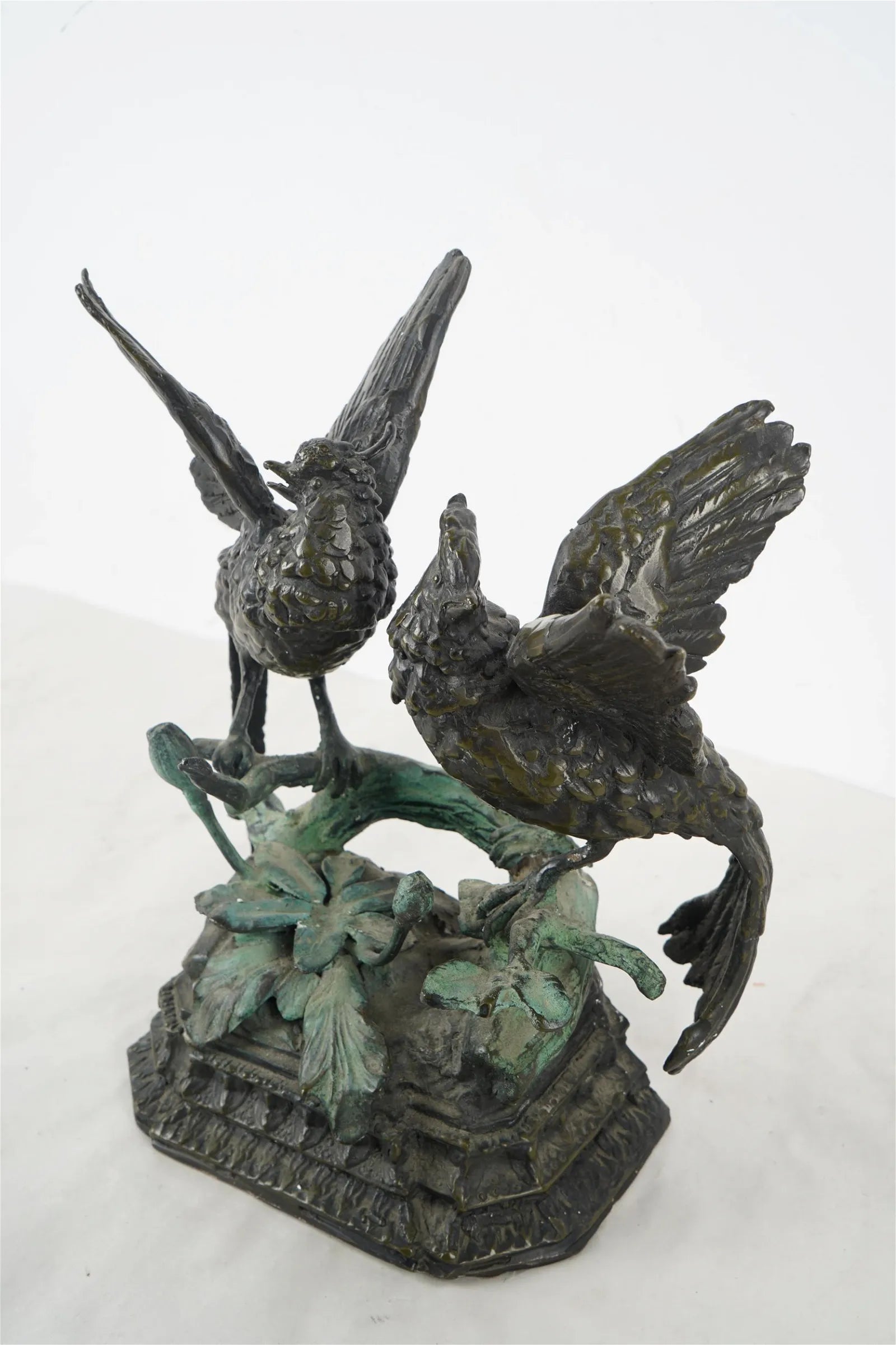 AW11-010: AJ Rock  - Bronze Sculpture Love Birds