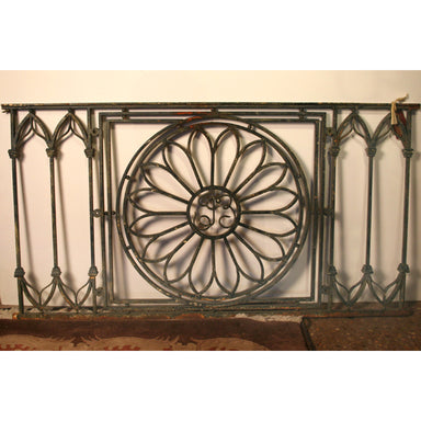 Antique Hand Forged Wrought Iron Balcony Railing | Work of Man