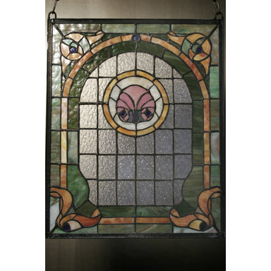 Vintage Leaded Stained Glass Window | Work of Man