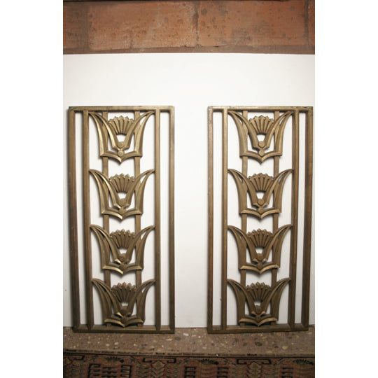 DA7-127 - Art Deco Cast Bronze Inserts