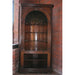 Antique English Quarter Sawn Oak Corner Cabinet | Work of Man
