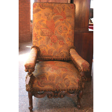 Antique Charles II Throne Chair | Work of Man