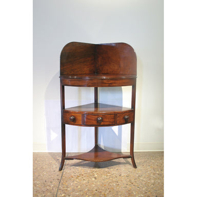 Antique American Federal Corner Washstand | Work of Man