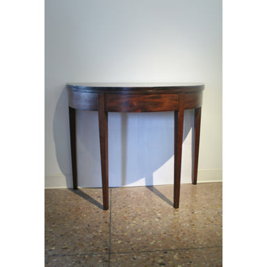 Antique American Demi-Lune Card Table | Work of Man