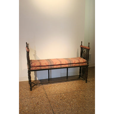 Antique Bronze Oscar Bach Bench | Work of Man