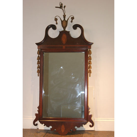 Antique Hepplewhite Mahogany Mirror | Work of Man