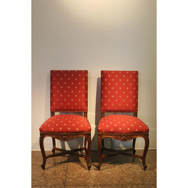 Antique French Regence Oak Chairs | Work of Man