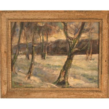 AW034 - William Erle - Oil on Canvas - Fauvist Landscape