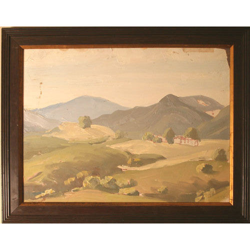 AW101 - Ralph Holmes - Landscape - Oil on Board