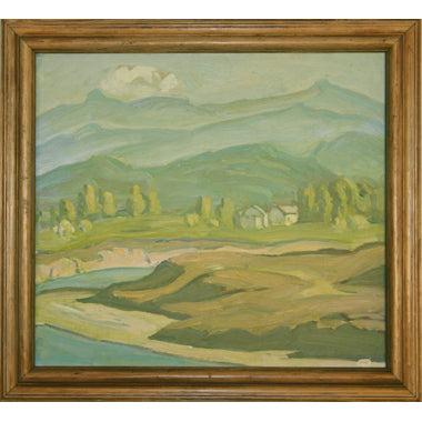 AW102 - Ralph Holmes - Landscape - Oil on Board