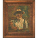 George W. Miller - Portrait of a Man -Oil on Board Painting | Work of Man
