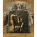 Russian School - The Baptism of Christ and The Coronation of the Mother of God - Oil on Board Painting | Work of Man