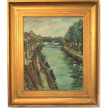 Ramacciotti -  Paris – La Seine - Oil on Canvas Painting | Work of Man