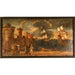 Italian School - 17th Century Harbor Scene - Oil on Canvas Painting | Work of Man