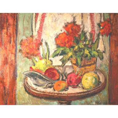 Harold C Wolcott - Post Impressionist Still Life - Oil on Canvas Painting | Work of Man