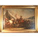 French School - 18th C Camp Scene - Oil on Canvas Painting | Work of Man