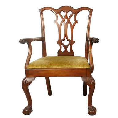 ANTIQUE CHIPPENDALE RMCHAIR | Work of Man