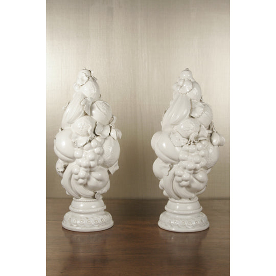 DA5-163: Pair of Glazed Italian Topiary