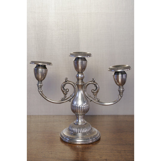 DA2-187 - Sterling Silver 3 Light Candlestick