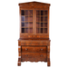 ANTIQUE AMERICAN CLASSICAL MAHOGANY SECRETARY / BOOKCASE | Work of Man