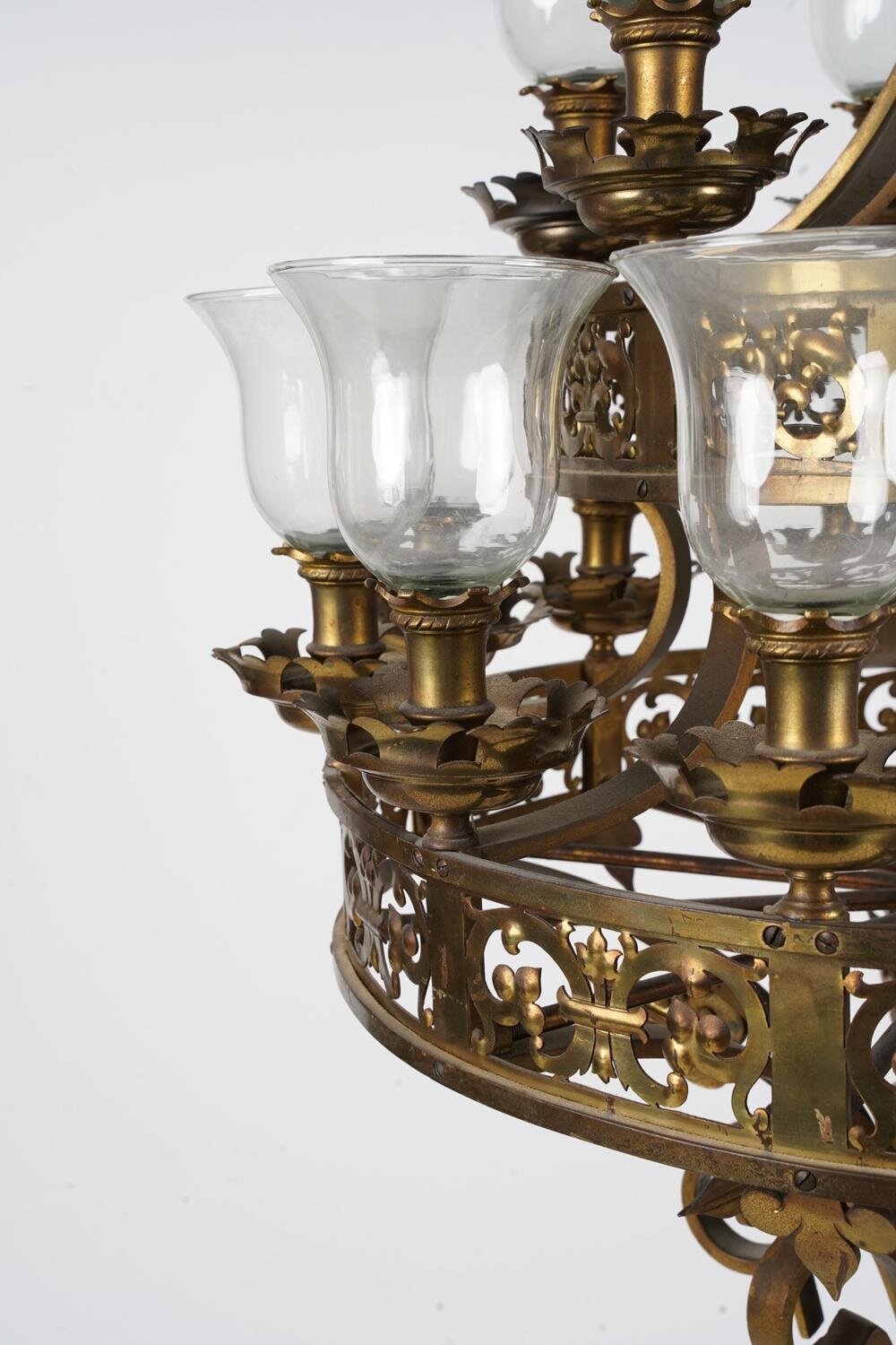 AL1-002: GOTHIC REVIVAL STYLE CHANDELIER
