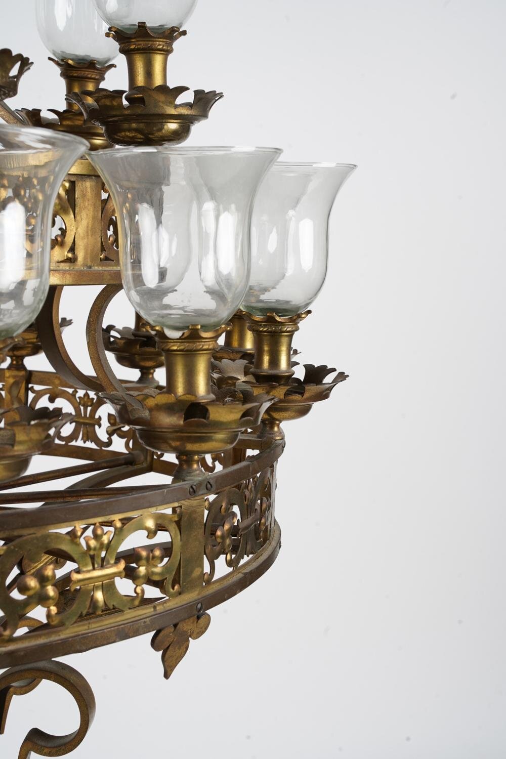 AL1-002: GOTHIC REVIVAL STYLE CHANDELIER