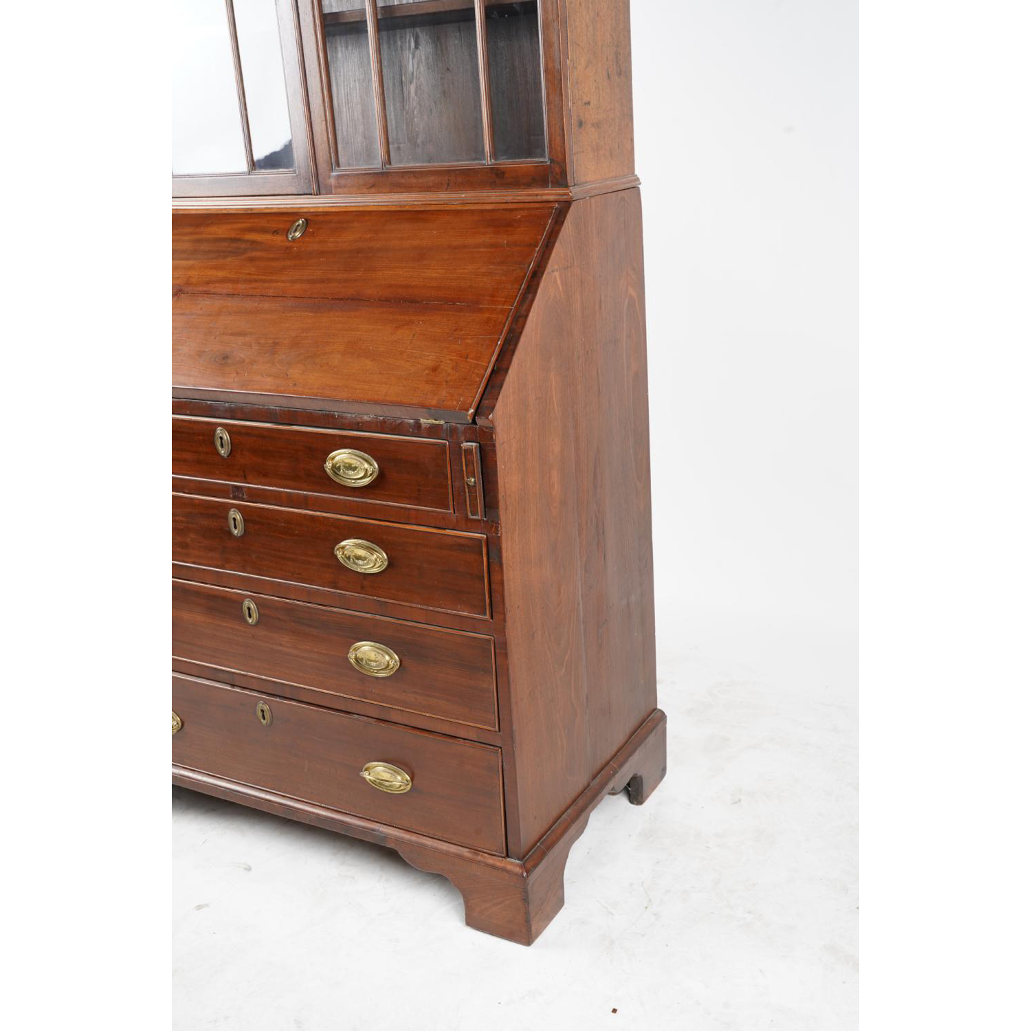 AF5-206: ANTIQUE EARLY 19TH CENTURY ENGLISH REGENCY MAHOGANY SECRETARY