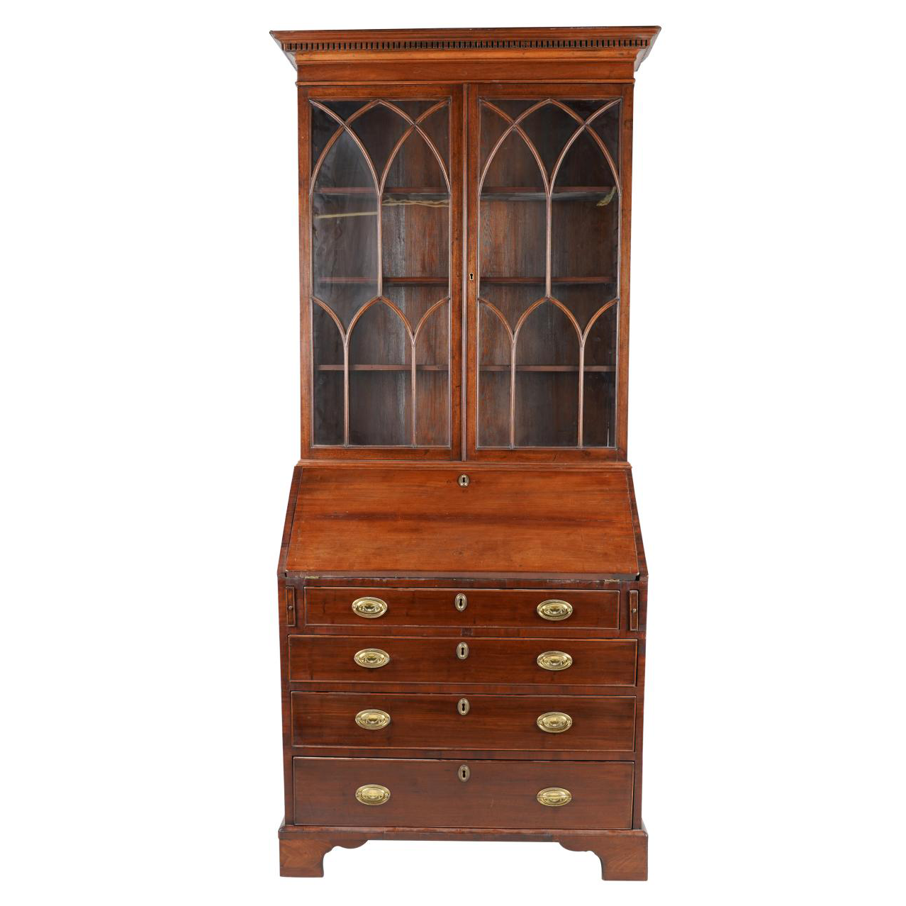 ANTIQUE ENGLISH REGENCY MAHOGANY SECRETARY | Work of Man