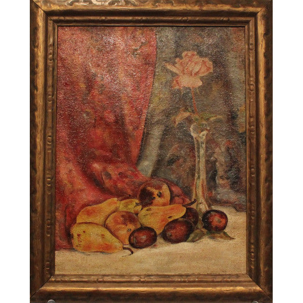 AW284 - European School - Post Impressionist Still Life - Oil on Canvas