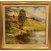 European School -  Waterside Landscape - Oil on Canvas Painting | Work of Man