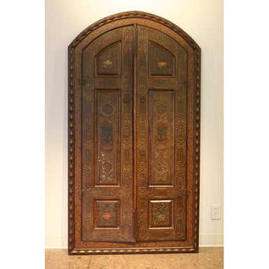 Antique Painted Wood Cabinet Doors | Work of Man