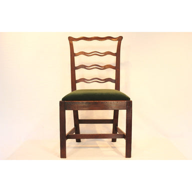 Antique English Chippendale Ladder Back Chairs | Work of Man