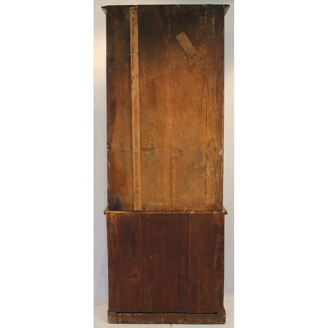 AF3-175: Antique Marriage of an Early 19th Century French Provincial Fruitwood Bookcase