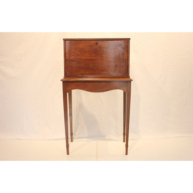 Antique American Mahogany Secretary Drop Front Desk | Work of Man