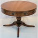 Antique English Georgian Leather Top Rent Table | Work of Man
