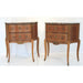 Antique Louis XV Style Chests w/ Marble Tops | Work of Man