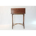 Antique American Federal Mahogany Lap Desk on Stand | Work of Man