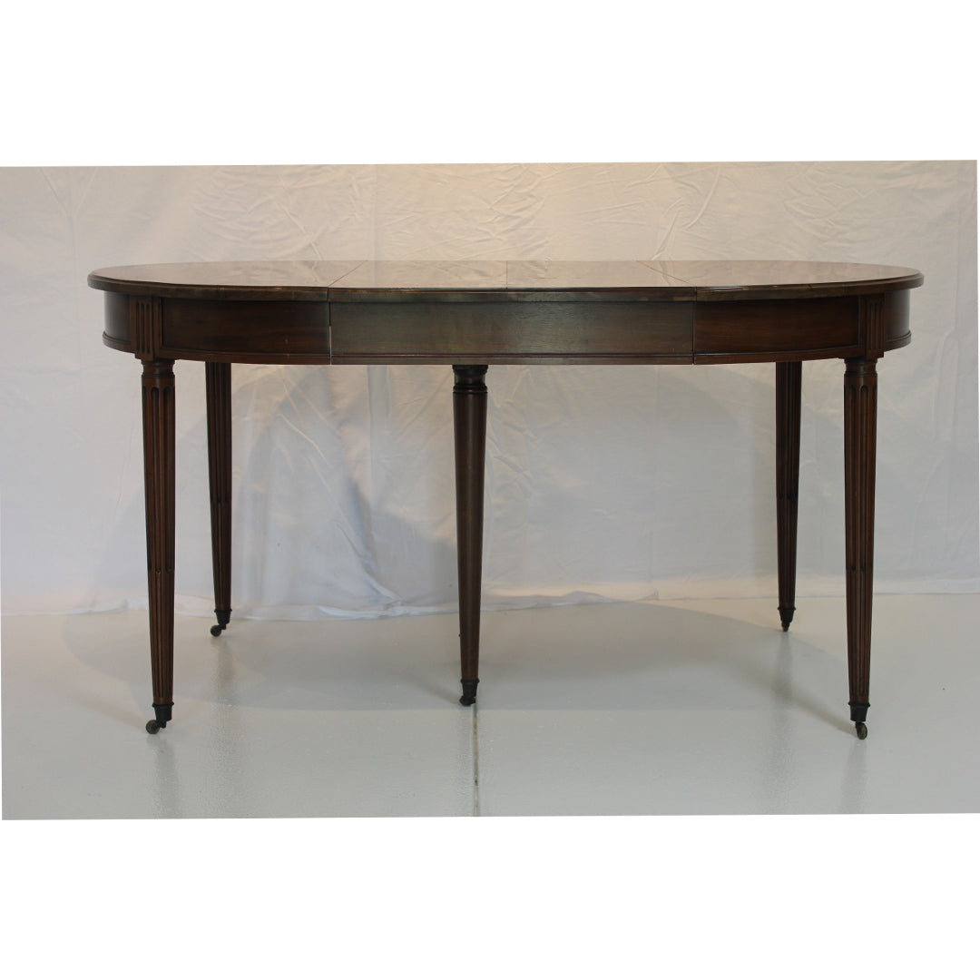 AF1-310: Antique Early 19th Century American Federal Mahogany Breakfast Table with Center Leaf