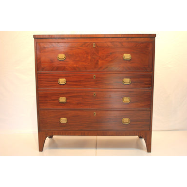 Antique American Federal Mahogany Butler's Chest | Work of Man