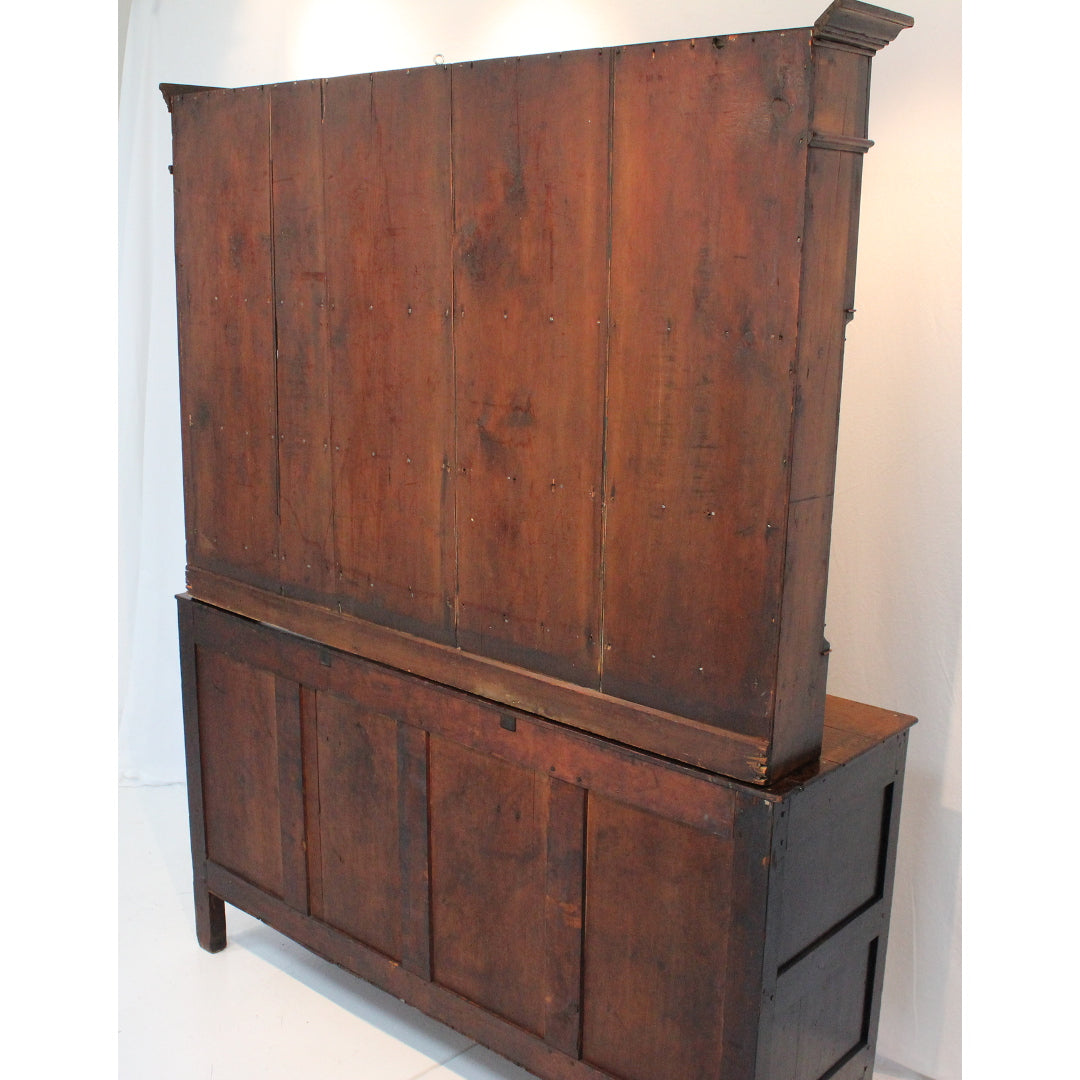 AF3-328: Antique Late 18th Century English Georgian Oak Cupboard